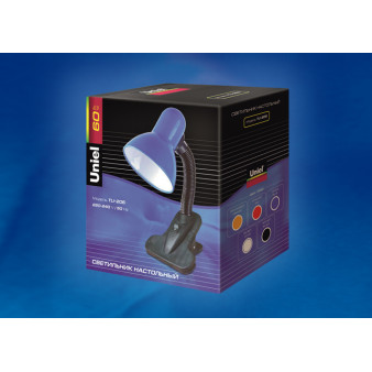 TLI-206 Светильник настольный. Цоколь E27. Цвет черный.