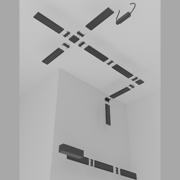 1002-TW-100, шинопровод, L1000xW30xH5, IP20