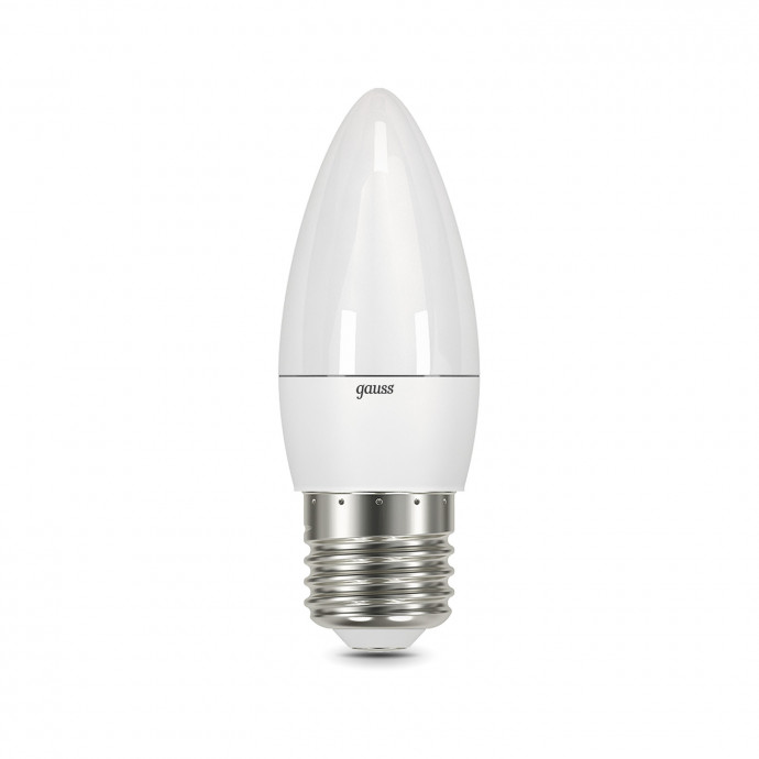103102210 Лампа Gauss LED Свеча E27 9.5W 950lm 4100К 1/10/50