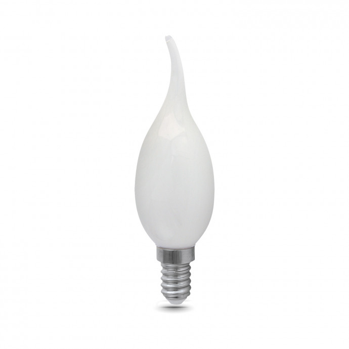 104201105 Лампа Gauss LED Filament Candle tailed OPAL E14 5W 2700K Golden 1/10/50, шт
