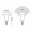 106001104 Лампа Gauss LED Reflector R39 E14 4W 2700K 1/10/50, шт