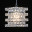 Подвесной светильник хрустальный De City Бриз 111011501