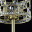 Настольная лампа хрустальная MW-LIGHT Монарх 121031703