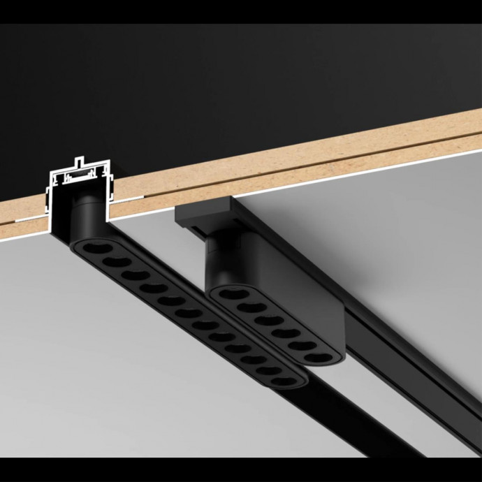 135196 SHINO NT23 000 белый Низковольтный накладной шинопровод, заглушки в комплекте IP20 48V SMAL