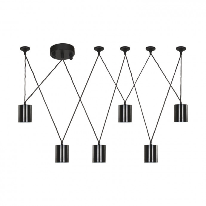 1441-6P, подвесная люстра, D500/1000xH1000, 6xGU10LEDx5W, 2400LM, 3000K, included