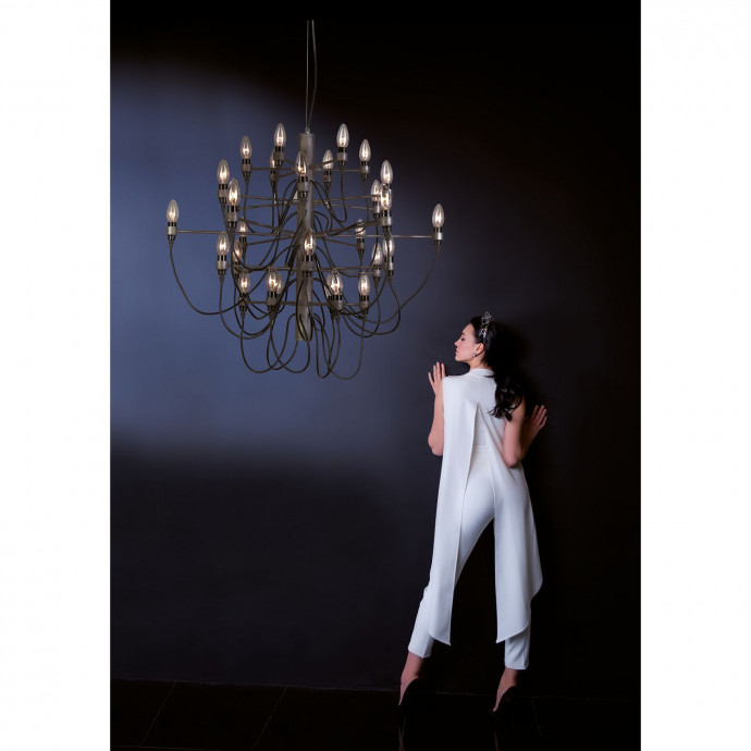 1892-30P, люстра подвесная, D860xH720/1720, 30xE14x40W