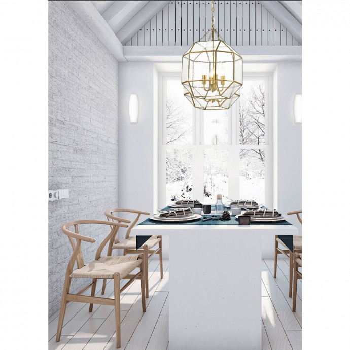 1948-4P, люстра подвесная, L390xW390xH525/1330, 4xE14x40W