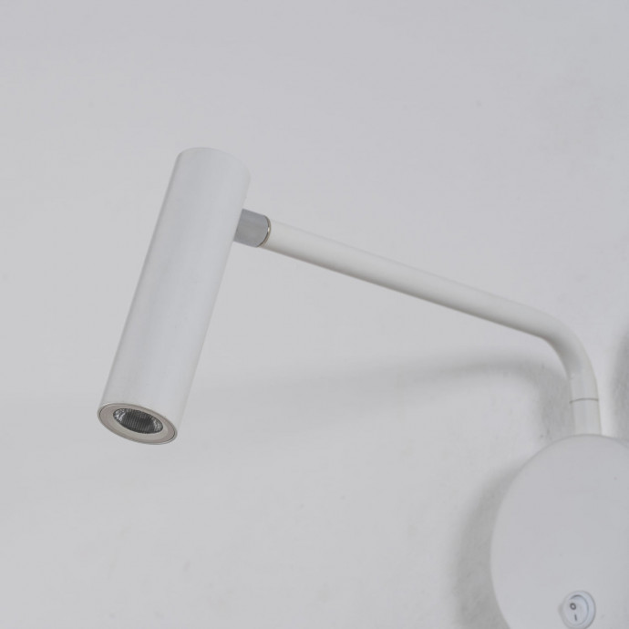 1961-1W, настенный светильник, D120xW60xH100, 1xLEDx3W, 240LM, 3000K, included, switch