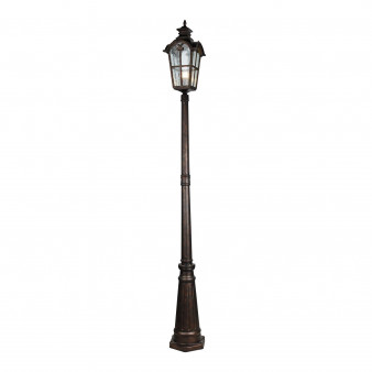 2036-1F, уличный светильник, L230xW230xH2470, 1xE27x60W, IP44