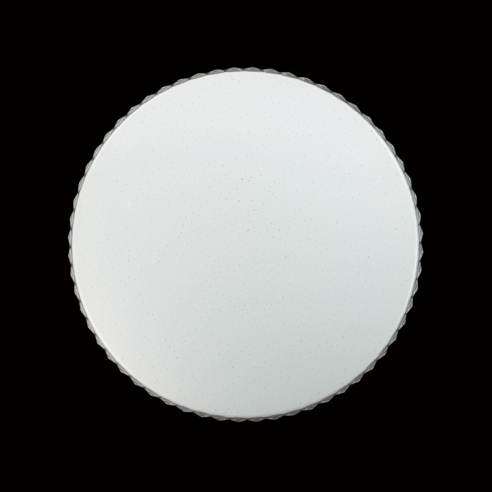 2077/DL PALE SN 072 Светильник пластик/белый/прозрачный LED 48Вт 3000-6000K D390 IP43 пульт ДУ DINA