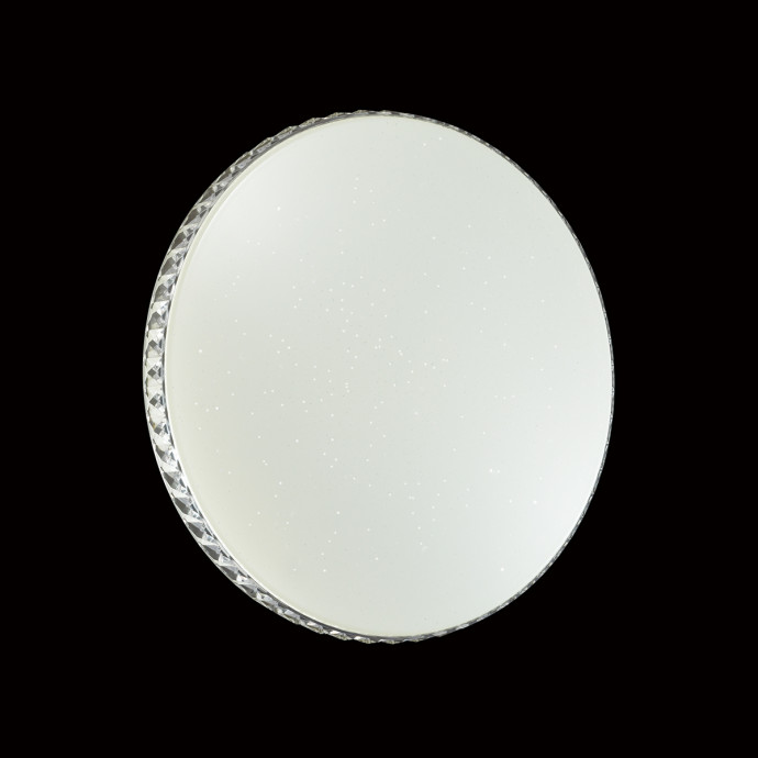 2077/EL PALE SN 072 Светильник пластик/белый/прозрачный LED 72Вт 3000-6000K D500 IP43 пульт ДУ DINA