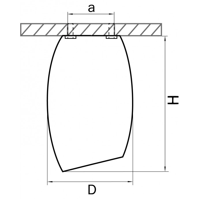 Светильник точечный накладной декоративный под заменяемые галогенные или LED лампы Ballo Lightstar 214466