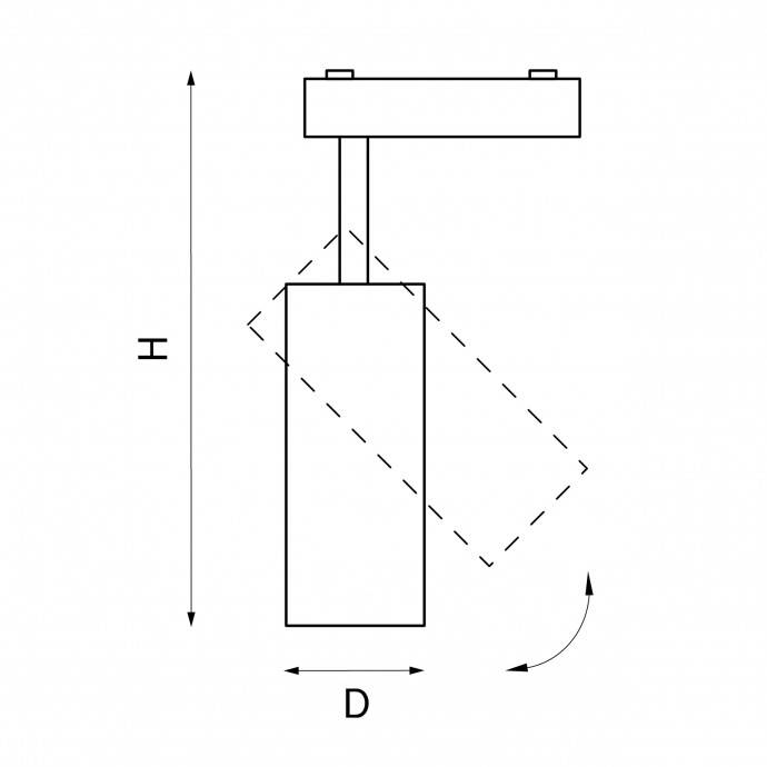 Светильник светодиодный для 1-фазного трека Fuoco Lightstar 218216