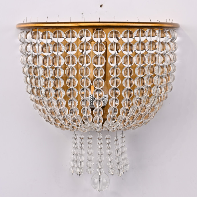 Бра Jacqueline Sconce Brass By Imperiumloft