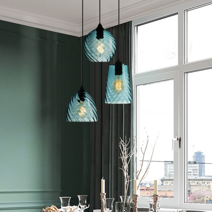 Подвесной Светильник Cl Rib D Blue By Imperiumloft