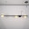 Реечный Подвесной Светильник Palma Wall Lamp 3 Шара + 1 Вазон Горизонтальная By Imperiumloft