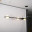 Реечный Подвесной Светильник Palma Wall Lamp 3 Шара + 1 Вазон Горизонтальная By Imperiumloft