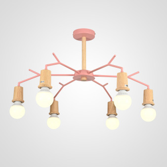 Потолочная Люстра Les Color D80 Pink By Imperiumloft