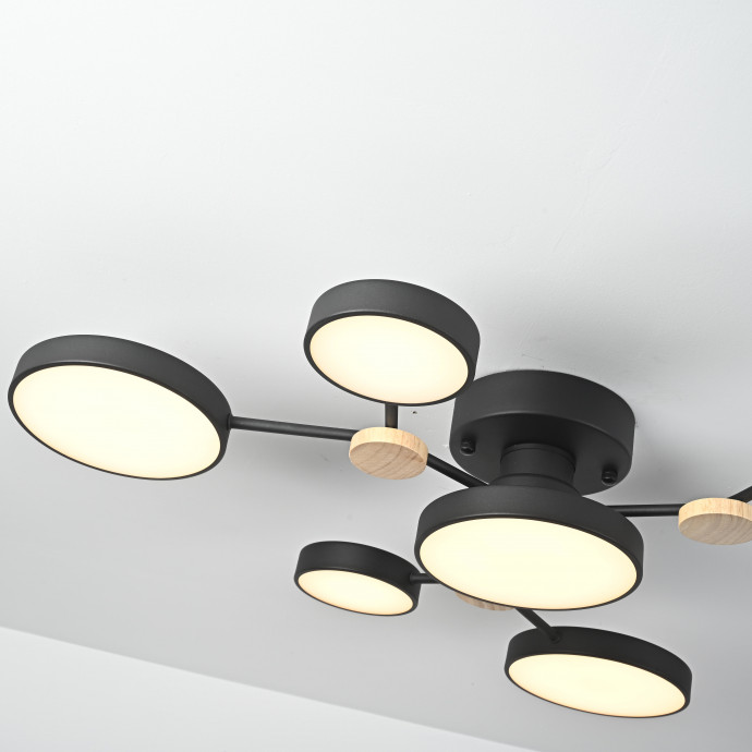 Потолочная Люстра Gamma D88 Black By Imperiumloft