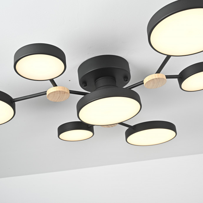 Потолочная Люстра Gamma D88 Black By Imperiumloft