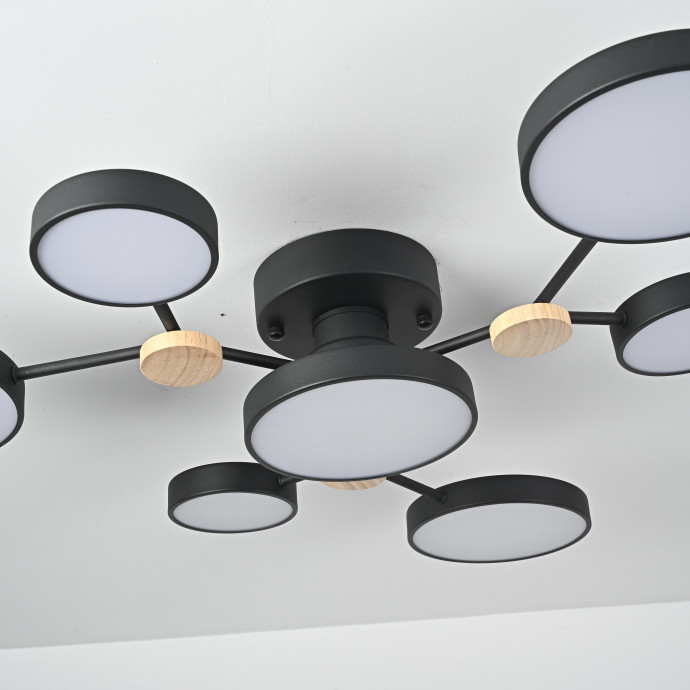 Потолочная Люстра Gamma D88 Black By Imperiumloft