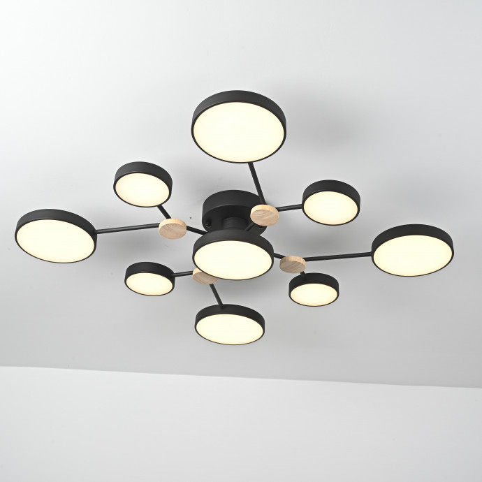 Потолочная Люстра Gamma D98 Black By Imperiumloft