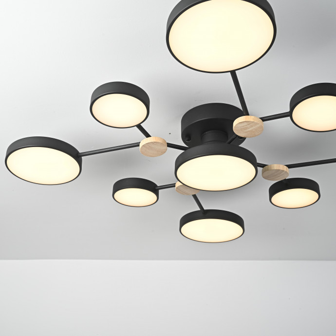 Потолочная Люстра Gamma D98 Black By Imperiumloft