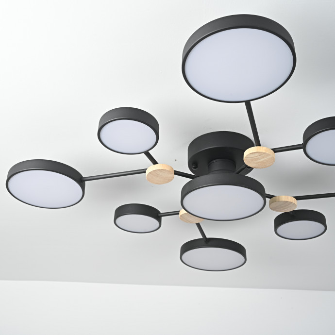 Потолочная Люстра Gamma D98 Black By Imperiumloft