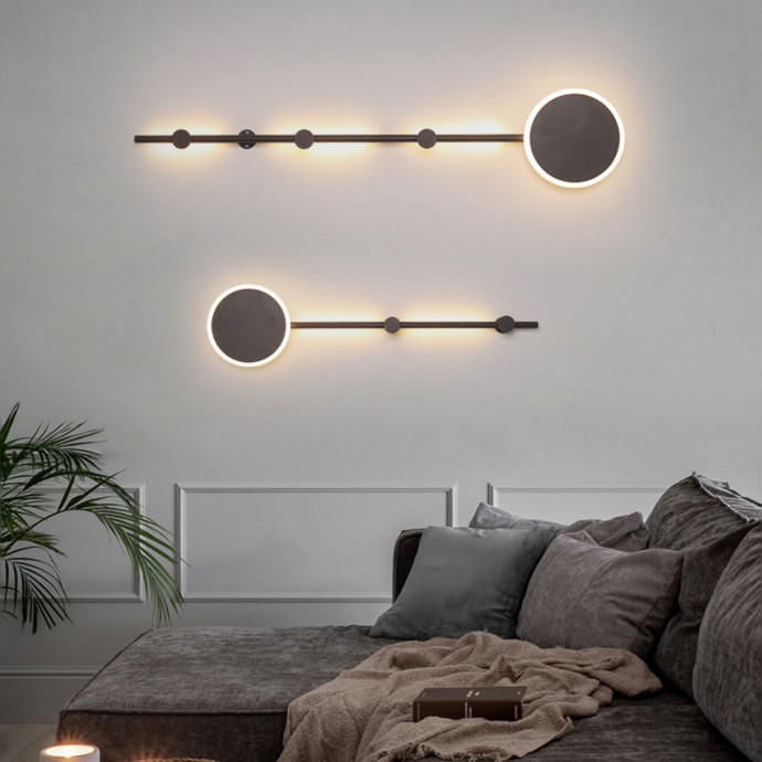 Настенный Светильник Mara H100 Black Трехцветный Свет By Imperiumloft