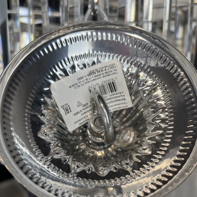 Подвесная Люстра Rh 1920S Odeon Clear Glass Fringe Chandelier D80 Chrome By Imperiumloft