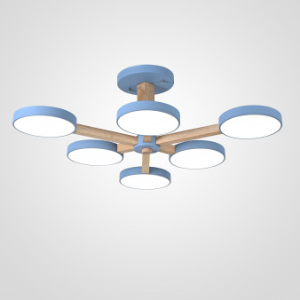 Потолочная Люстра Turna L6 Blue By Imperiumloft