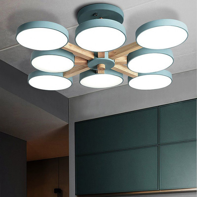 Потолочная Люстра Turna L8 Blue By Imperiumloft