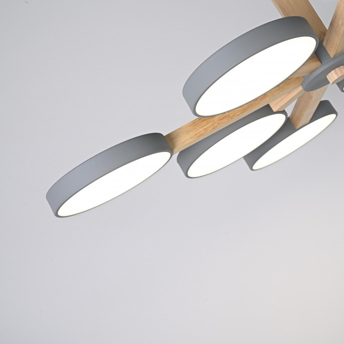 Потолочная Люстра Turna L8 Grey By Imperiumloft