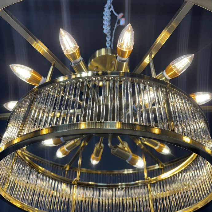 Люстра На Штанге Rh Marais Round Chandelier D120 By Imperiumloft