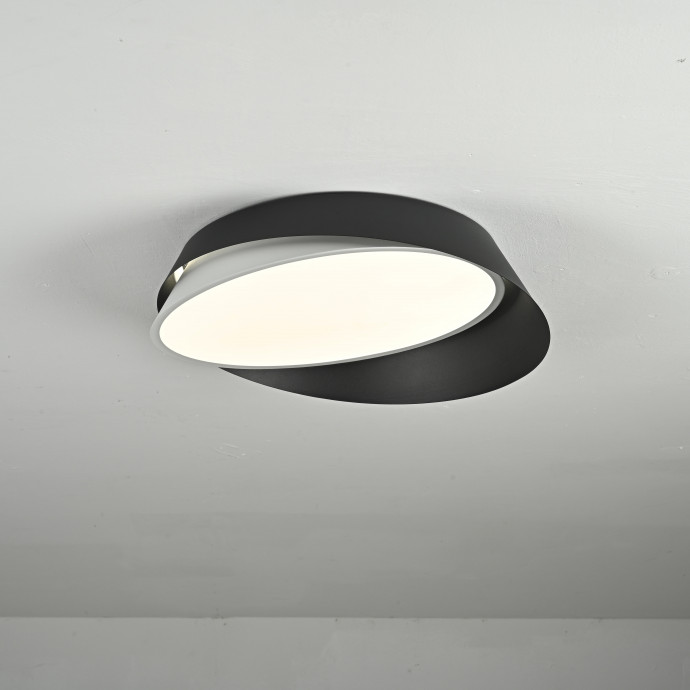 Потолочный Светильник Shell D40 White Black By Imperiumloft