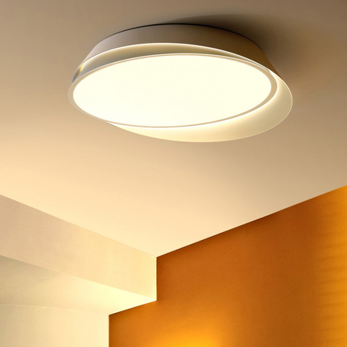 Потолочный Светильник Shell D50 White Black By Imperiumloft