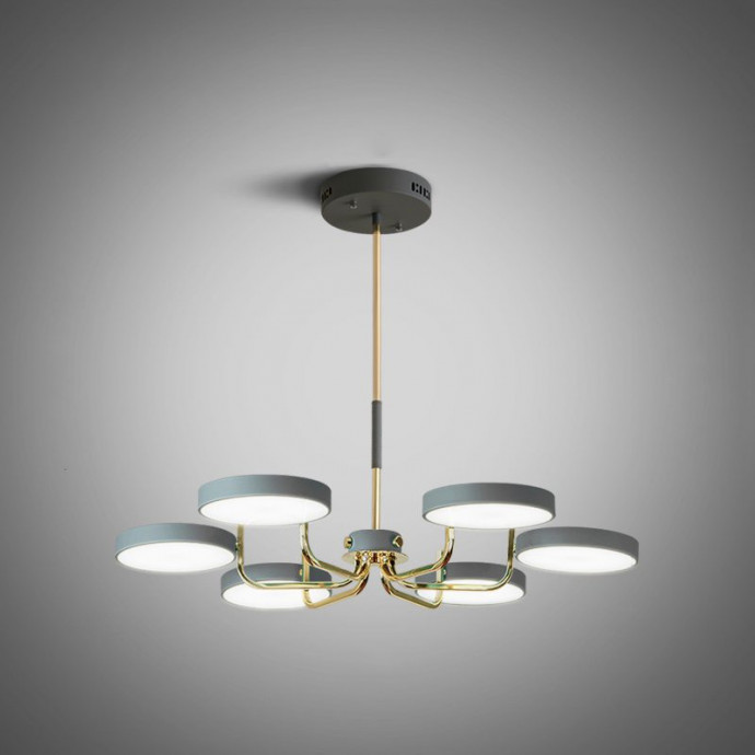 Люстра На Штанге Tavis D78 Gray By Imperiumloft