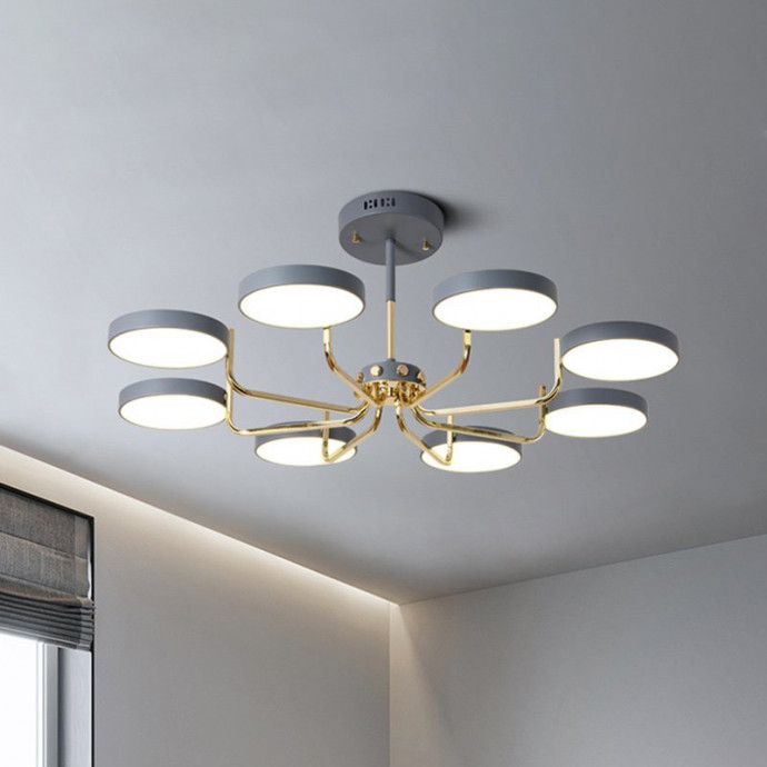 Люстра На Штанге Tavis D78 Gray By Imperiumloft