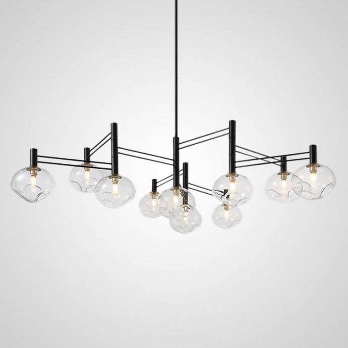 Люстра На Штанге Temper L10 Black By Imperiumloft