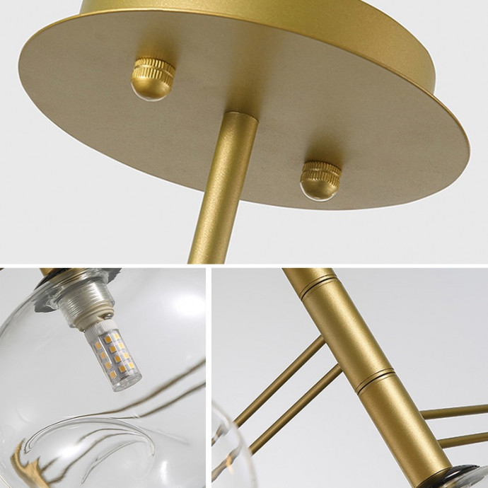 Люстра На Штанге Temper L10 Black By Imperiumloft