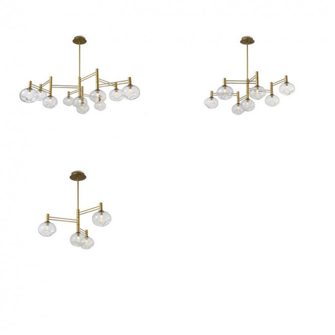 Люстра На Штанге Temper L10 Black By Imperiumloft