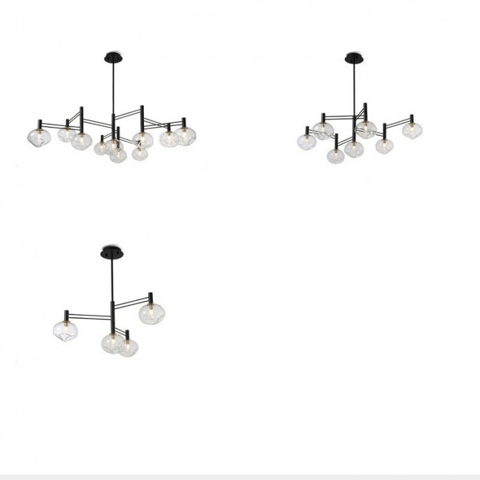 Люстра На Штанге Temper L10 Black By Imperiumloft