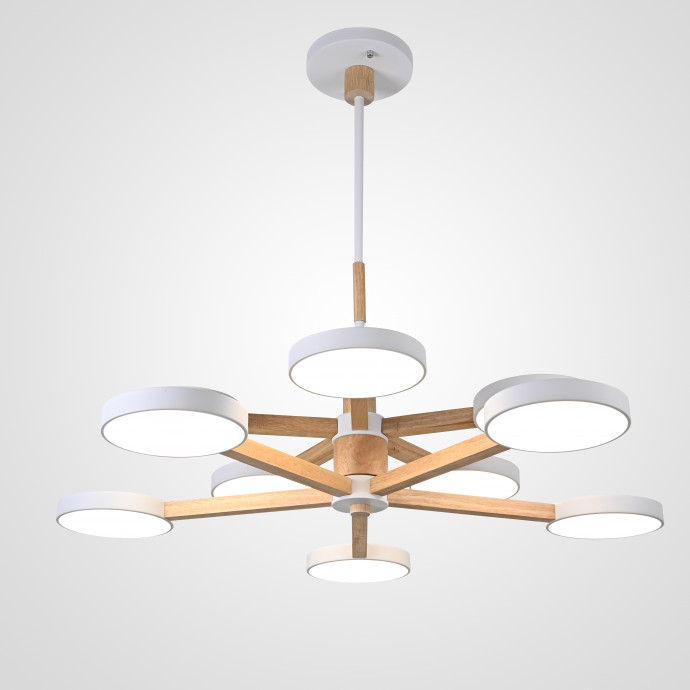 Люстра На Штанге Turna Dbl L10 White By Imperiumloft