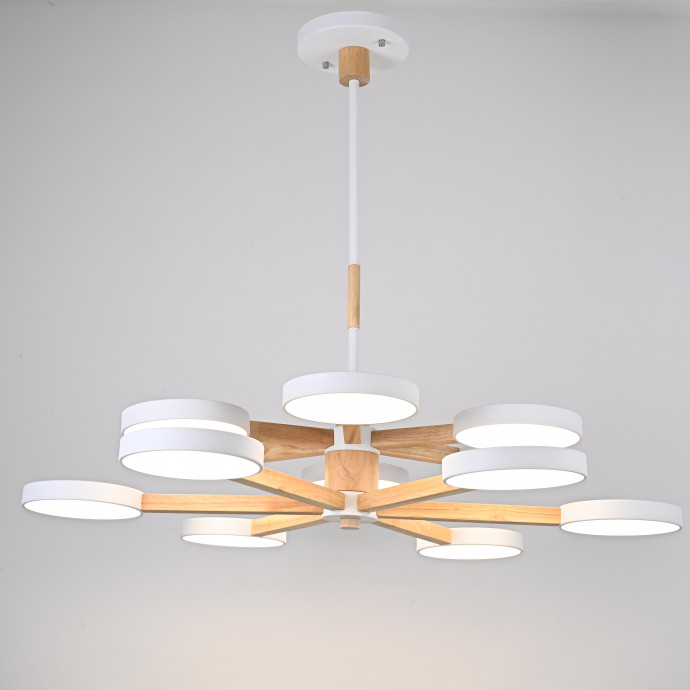 Люстра На Штанге Turna Dbl L12 White By Imperiumloft