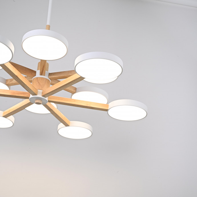 Люстра На Штанге Turna Dbl L12 White By Imperiumloft