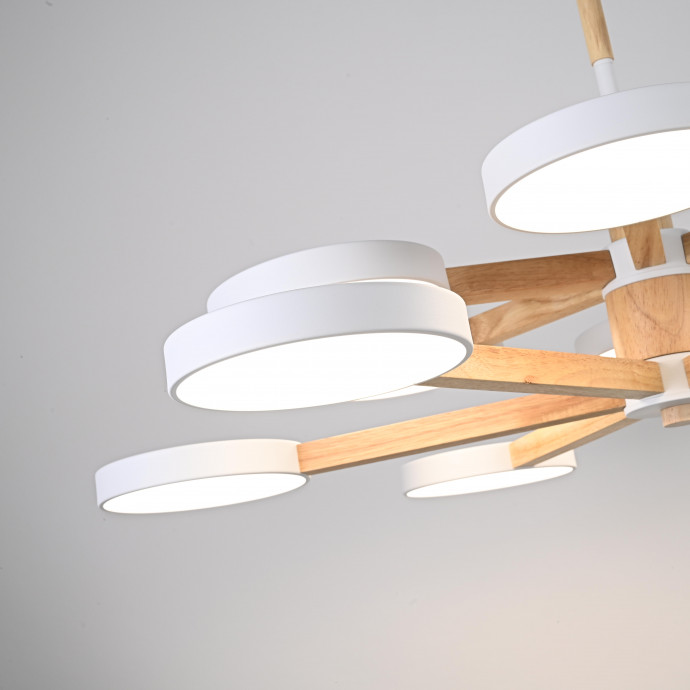 Люстра На Штанге Turna Dbl L12 White By Imperiumloft