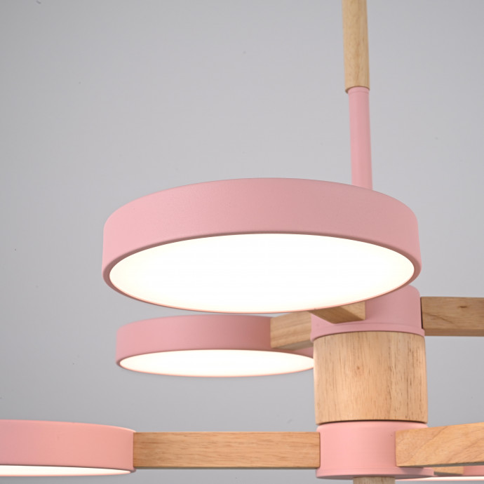 Люстра На Штанге Turna Dbl L6 Pink By Imperiumloft