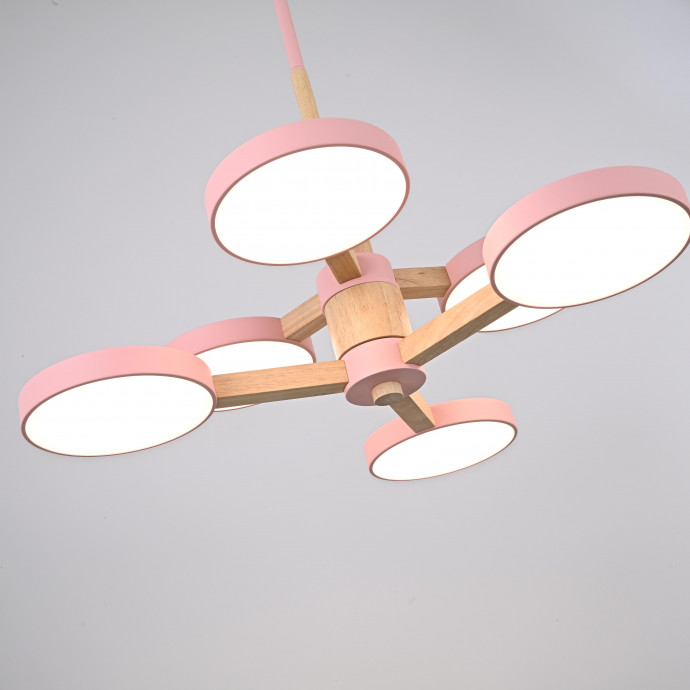 Люстра На Штанге Turna Dbl L6 Pink By Imperiumloft