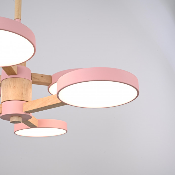 Люстра На Штанге Turna Dbl L6 Pink By Imperiumloft