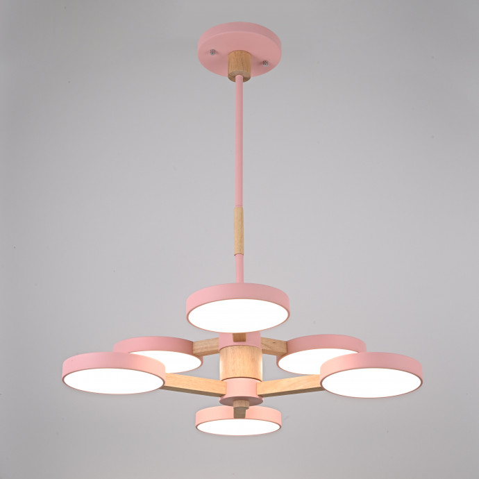 Люстра На Штанге Turna Dbl L6 Pink By Imperiumloft